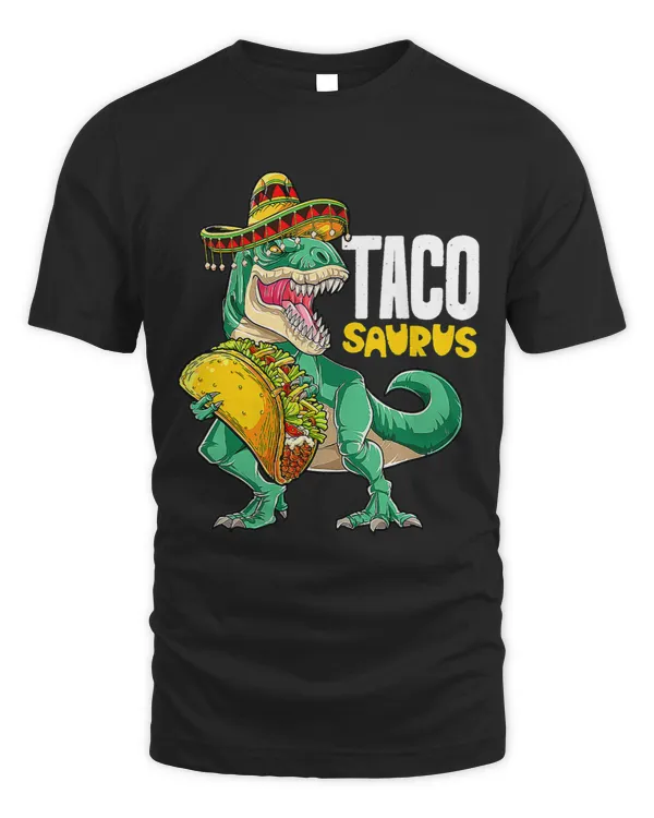 Retro Tacosaurus Shirt Taco Cinco De Mayo Kids Boys Dinosaur 2