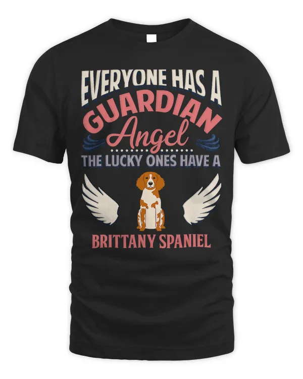 Brittany dog Angel T Shirt T-Shirt
