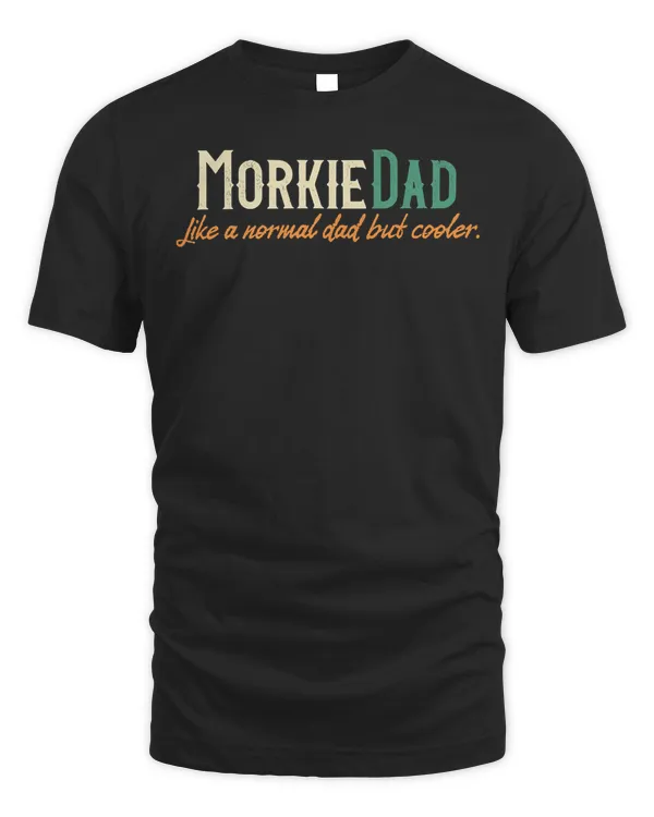 Mens Morkie Dad Father's Day Gift Men's Shirt - Morkie Breed