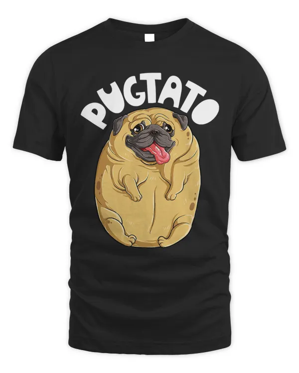 Pugtato Pug Potato Shirt Dog Lovers Costume Funny Meme Gifts T-Shirt