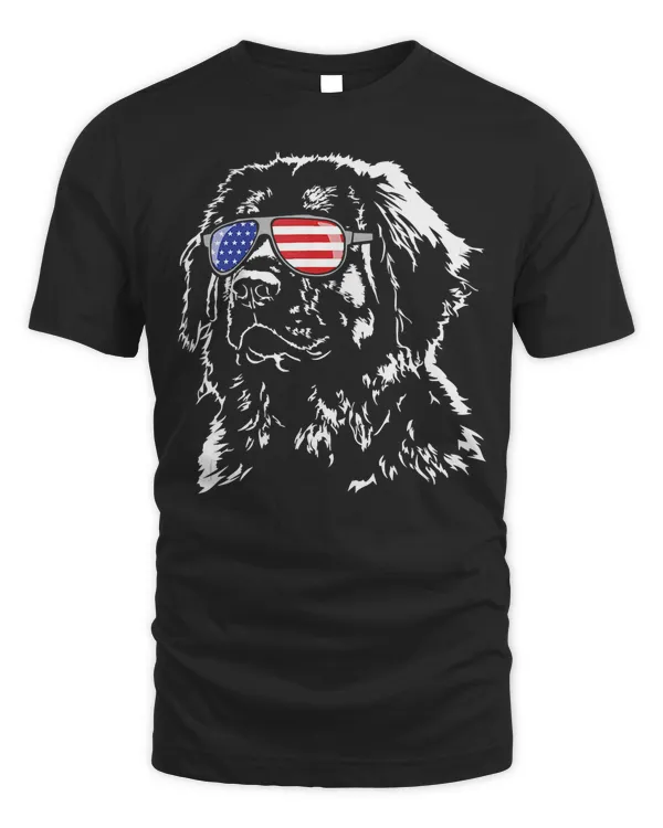 Funny Proud Leonberger American Flag sunglasses gift dog Tank Top
