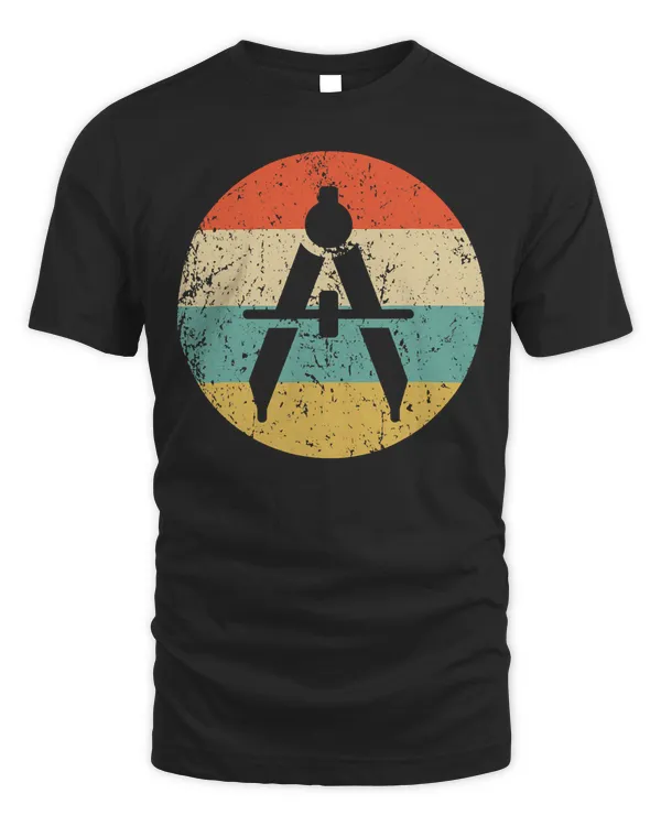 Architect Engineer Shirt - Vintage Retro Compass Shirt