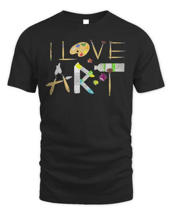 Art Major Painting Valentines Day Gift Sketch Drawing Artist T-Shirt