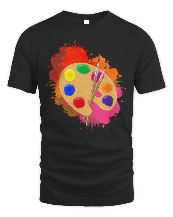 Artist Painting Creativity Painter Brush Paint Art T-Shirt