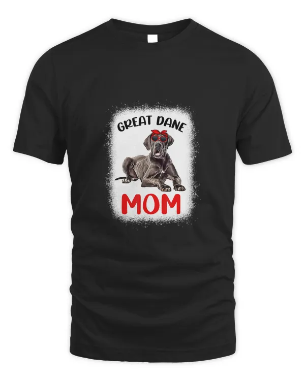 Bandana Sunglasses Great Dane Mom Mother's Day Dog Lover T-Shirt