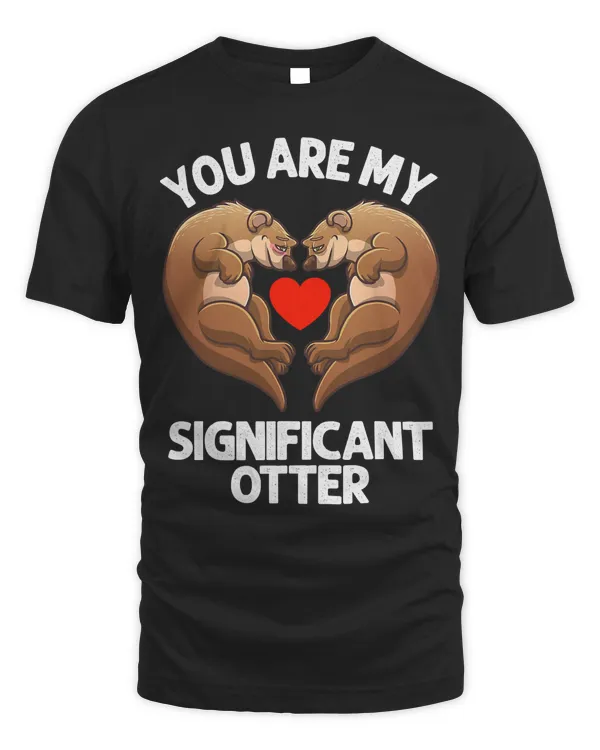 Cute Otter Design For Men Women Sea Otter Wildlife Animal T-Shirt