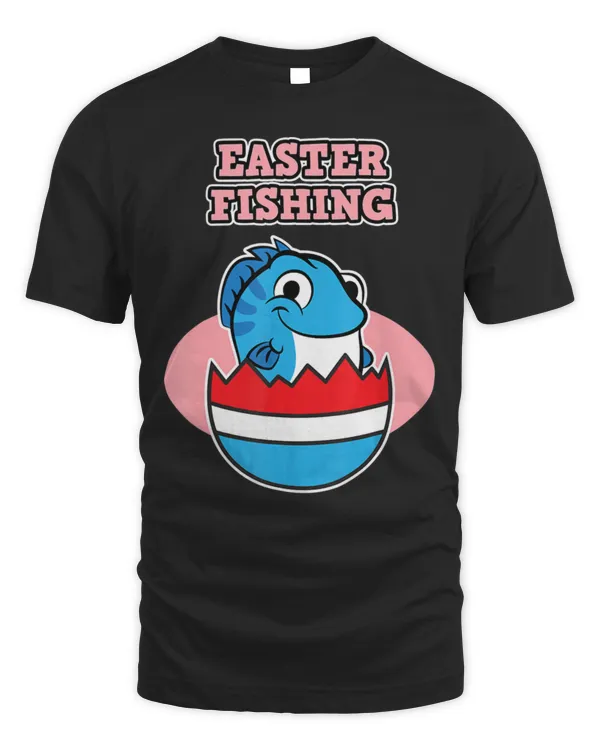 Easter For Angler Easter Fishing Funny T-Shirt
