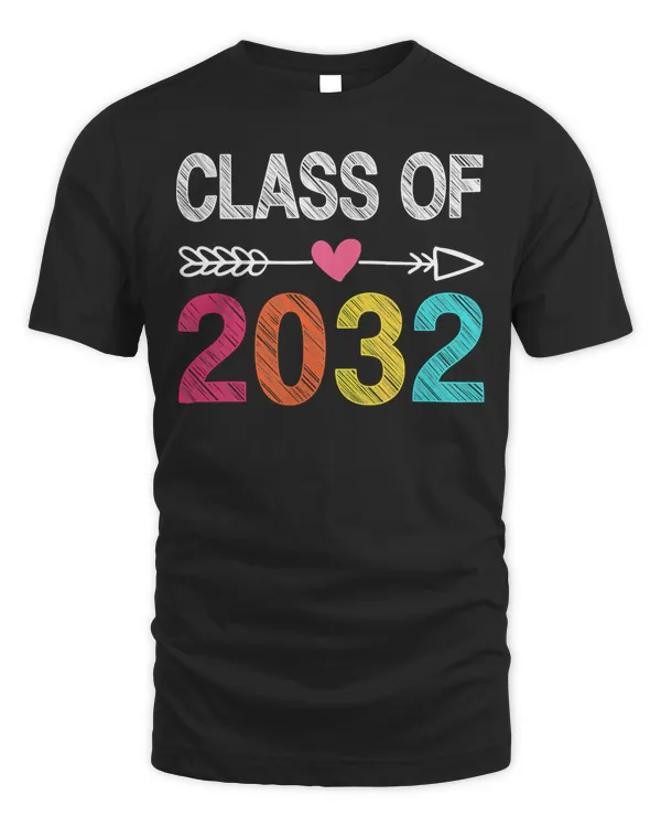 Class Of 2032 Shirt Pre-K Graduate Preschool Graduation
