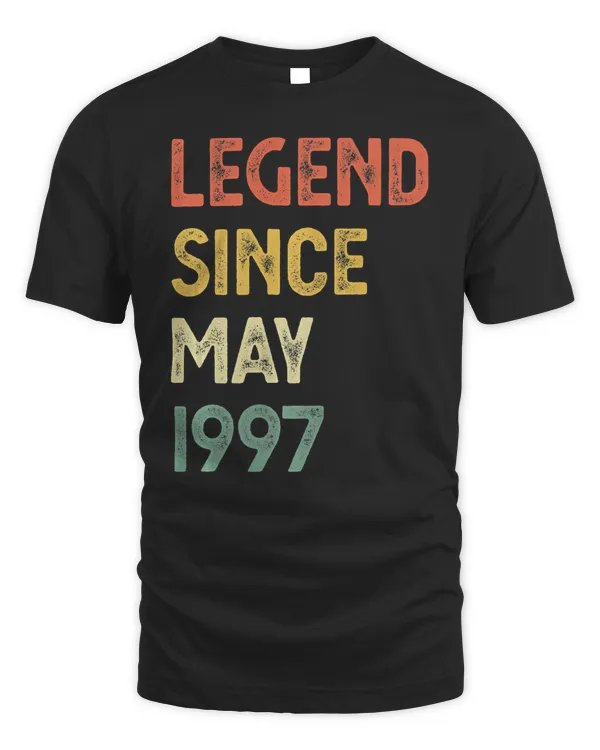 25 Years Old Legend Since May 1997 25th Birthday Men Women