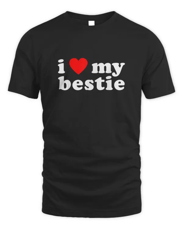 I Love My Bestie Friend BFF Cute Matching Friends