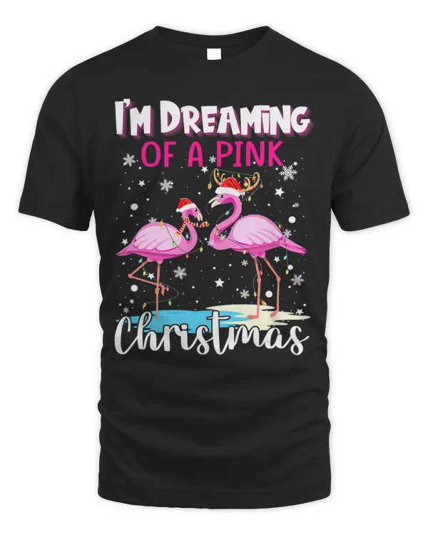 Flamingo Matching Family Im Dreaming Of A Pink Christmas Flamingo 188