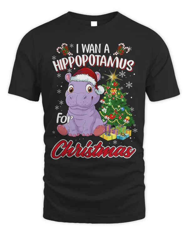 Hippopotamus I Want A Hippopotamus For Christmas Hippo Xmas 374 Hippo