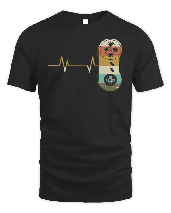 Funny Gamer Heartbeat Video Game Controller Gag Gift 40