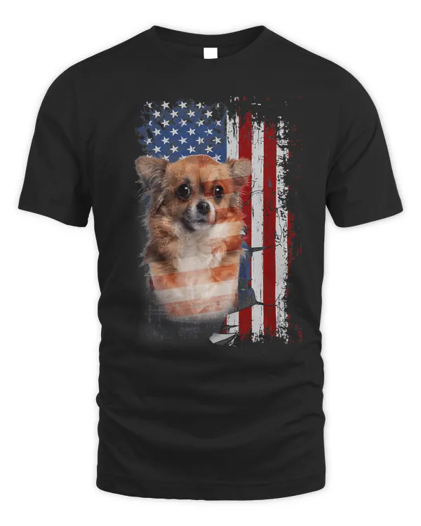 Chihuahua America Flags 313