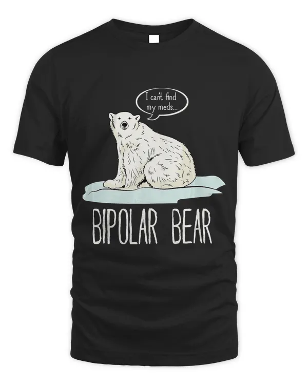 Bipolar Polar Bear Manic Depressive Personality Gift Premium T-Shirt