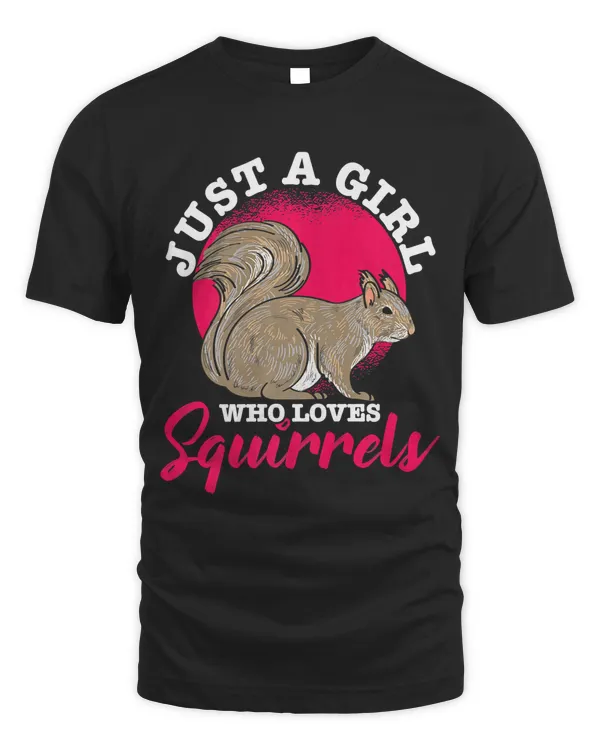 Animal Lover Gift Women Forest Animal Squirrel Premium T-Shirt