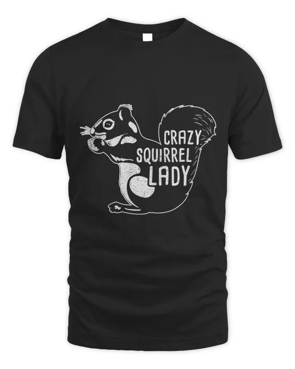 Crazy Squirrel Lady Squirrel T-Shirt