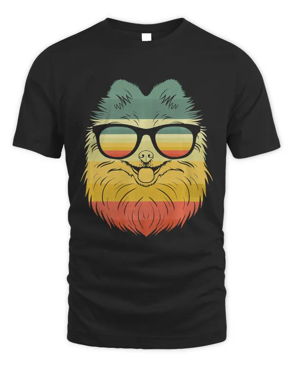 Cool Dog Retro Vintage Animal Pet Dog Lover Gift Pomeranian Premium T-Shirt