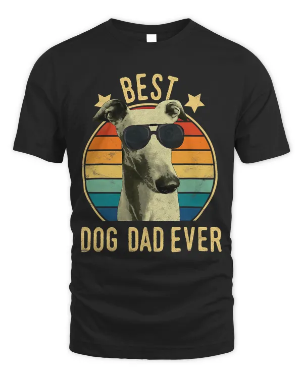 Best Dog Dad Ever Greyhound Father's Day Gift T-Shirt