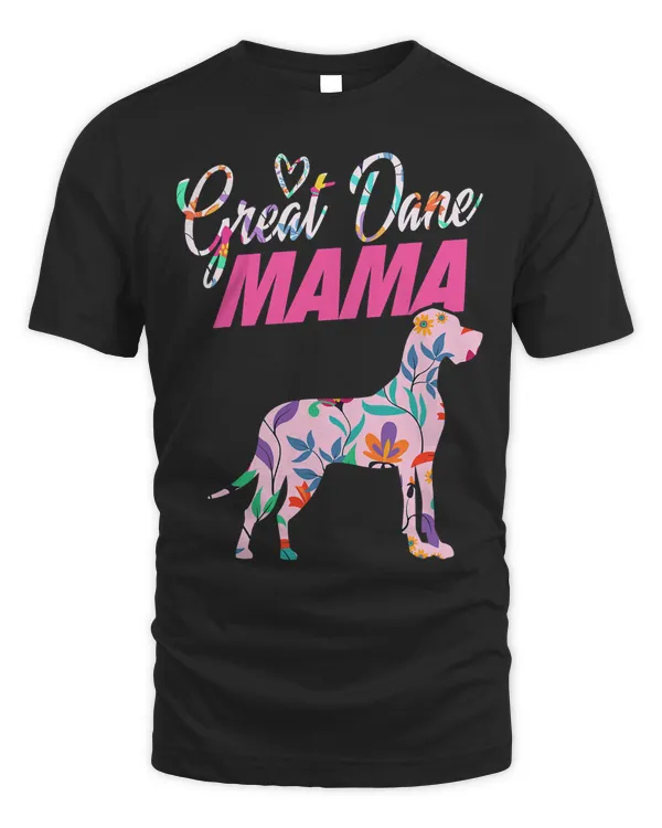 Great Dane Mom Mama Grandma Dog lover I Great Dane T-Shirt