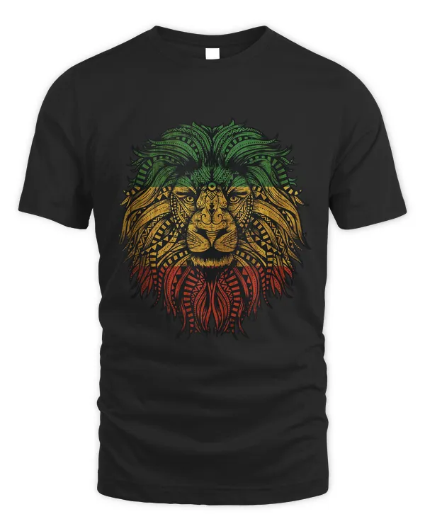 Lion Rasta Roots Rock Reggae Graphic Design Tank Top