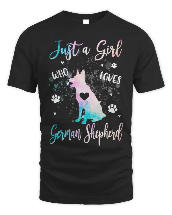 German Shepherd Dog Just A Girl Who Loves German Shepherd Dog Lover 140 Dog Mom Dog Dad
