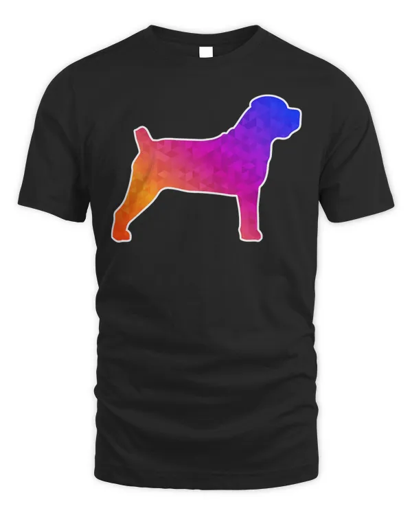 Boerboel Art Shirt - Low Poly Design