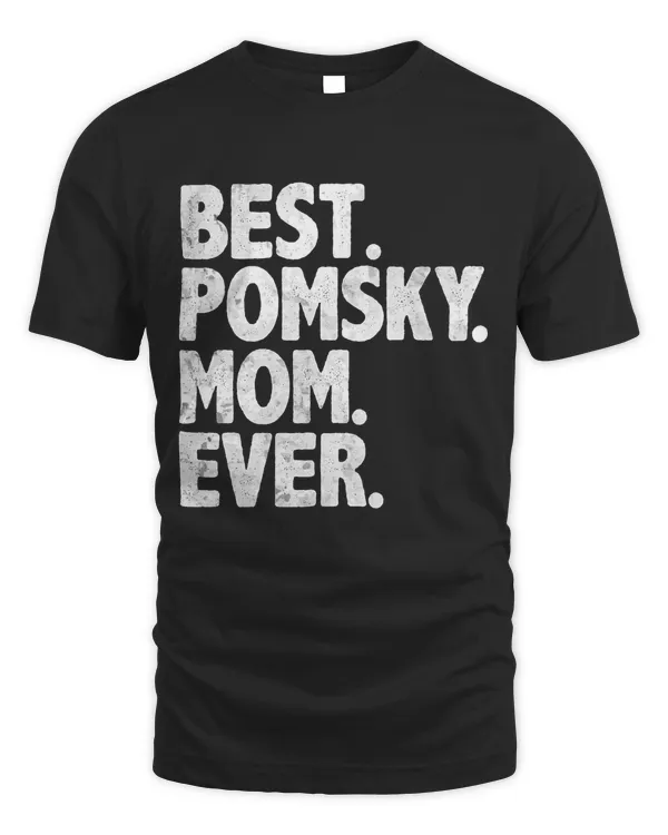Best Pomsky Mom Ever Funny Vintage Dog Mother's Day T-Shirt
