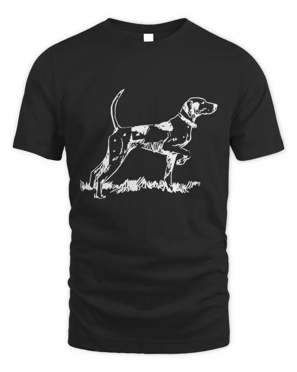 English Pointer Dog Vintage Graphic Pets Dog Lover T-Shirt