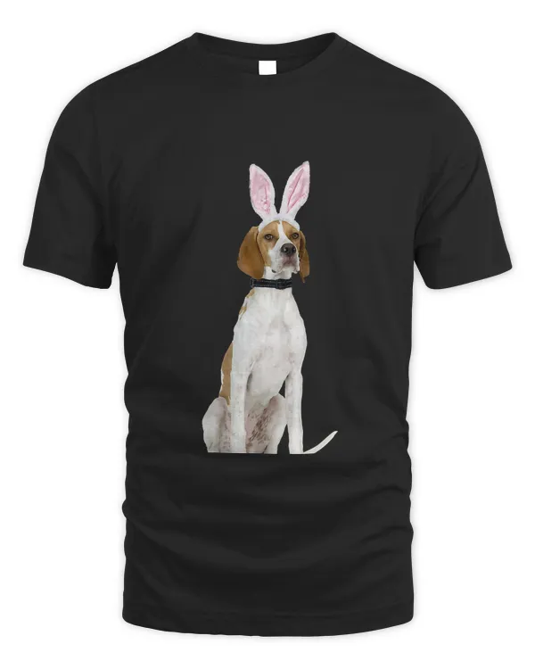 English Pointer Wearing Easter Bunny Ears Dog T-Shirt