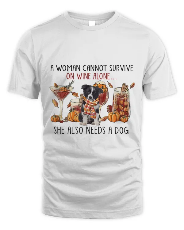 A Woman Cannot Survive On Wine Alone Border Collie Fall