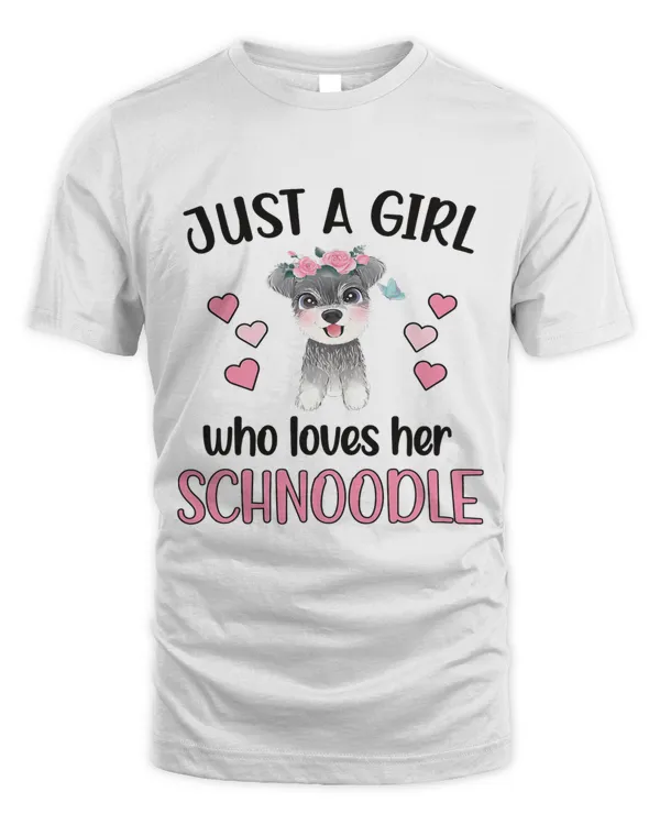 Girl Who Loves Her Schnoodle Mom 579