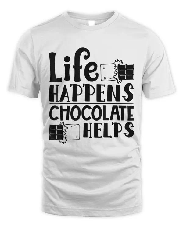 Chocolate Lover Candy Bar Baker Junk Food Diet Cook Ladies T-Shirt