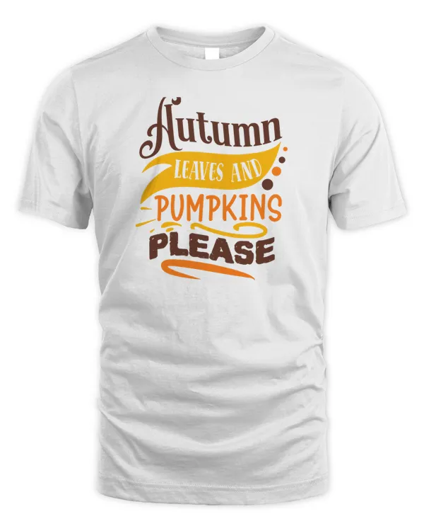 Autumn leaves and pumpkins please
