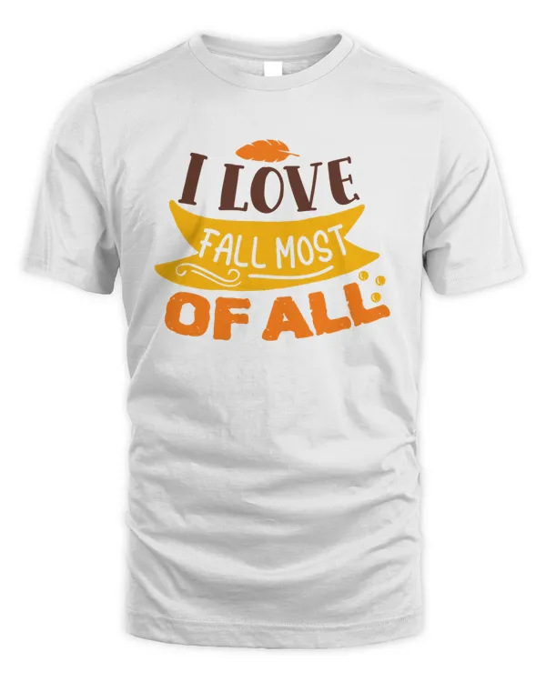 I love fall most of all