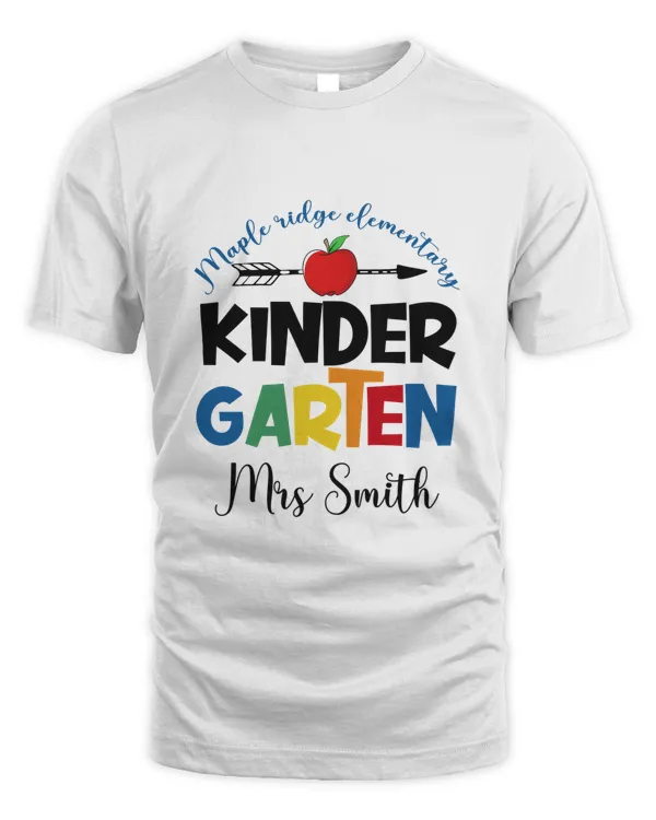 RD Kindergarten Teacher Shirt With Name, Kindergarten Teacher T Shirts, Kindergarten Teacher Gifts Back to School, Personalized Shirt