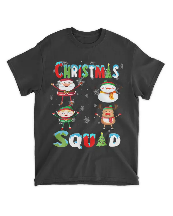 Christmas squad tshirts pajamas men, women, kids, boys, girls