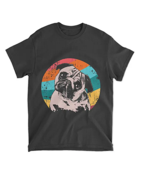 Pug Vintage Style T-Shirt Gift Idea