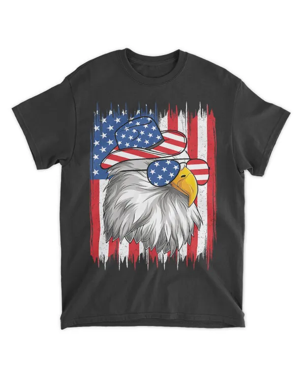 4th Of July American Flag USA Funny Cowboy Patriot