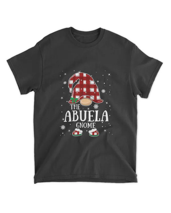 Gnome Abuela Gnome Buffalo Plaid Matching Family Christmas Pajama