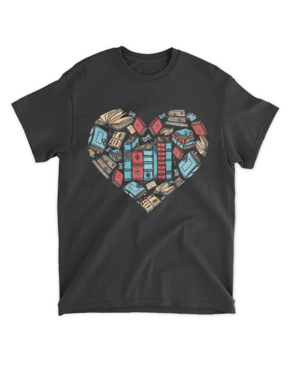 Books heart