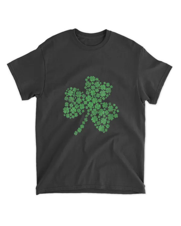 Womens Lucky Irish Shamrock St. Patrick's Day Matching Group Gift V-Neck T-Shirt