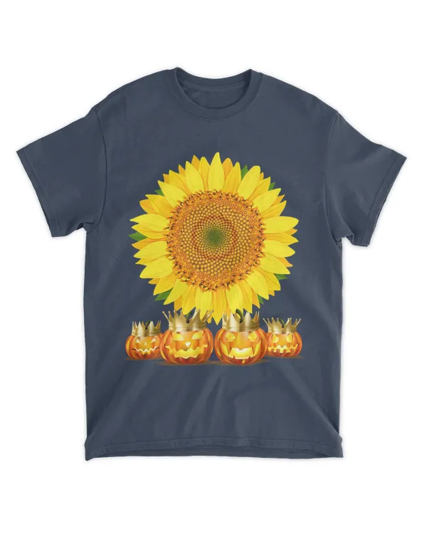 MEMODTEE77 - Halloween Shirt - Sunflower and Pumpking Family