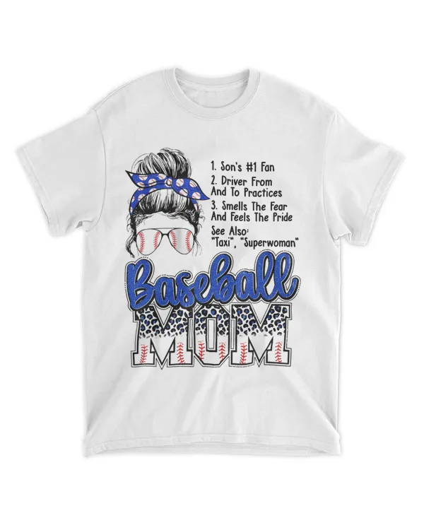 Baseball Mom Son's Fan