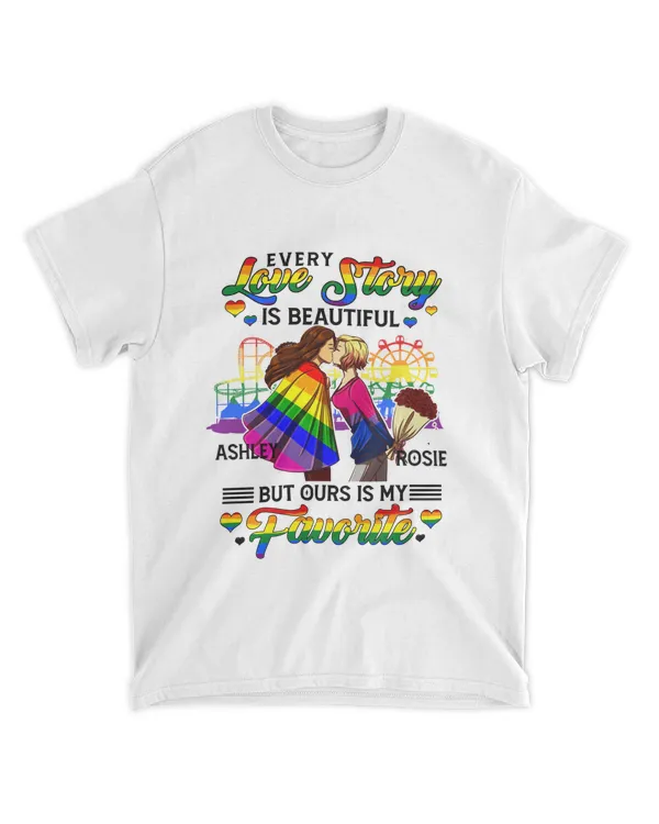 RD LGBT Every Love Story Is Beautiful shirt