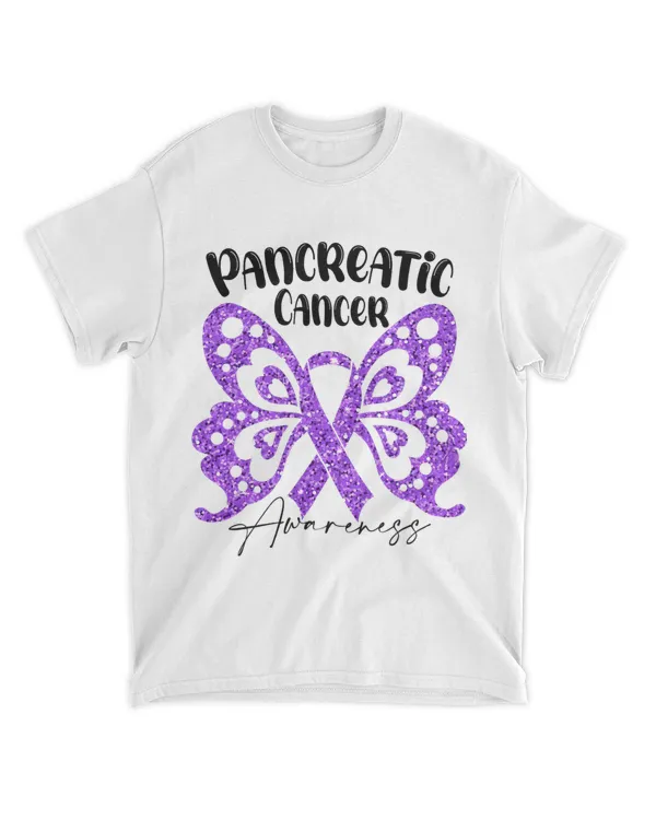 Pancreatic Cancer AwarenessButterfly Twinkle Ribbon