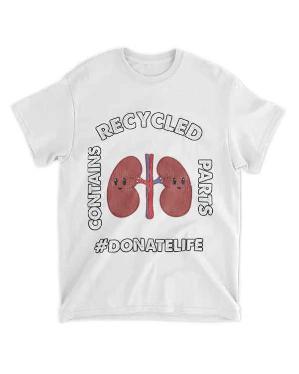 Kidney recipient carrying recycled parts proudly