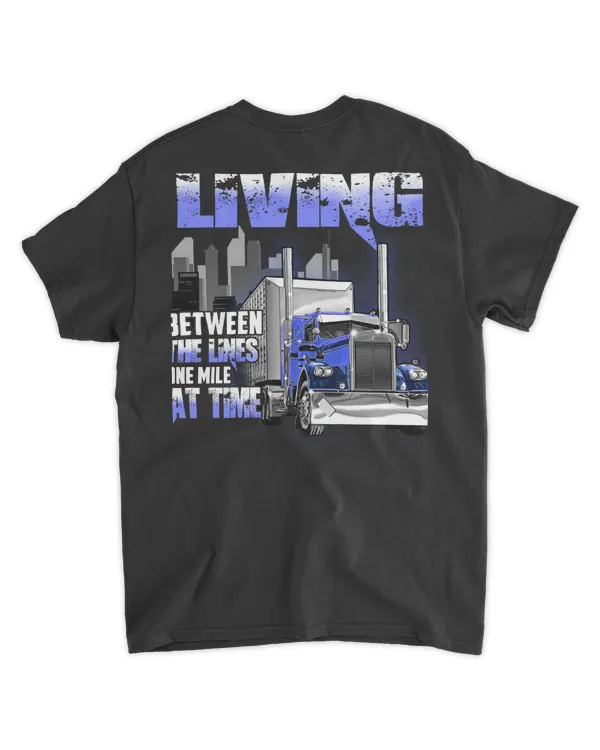 Trucker living between the lines one mile at time