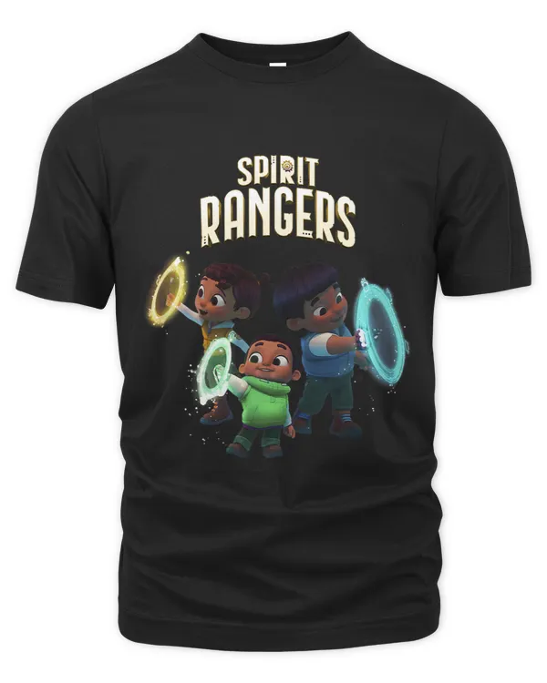 Spirit Rangers Group Shot Magic Transformation Logo
