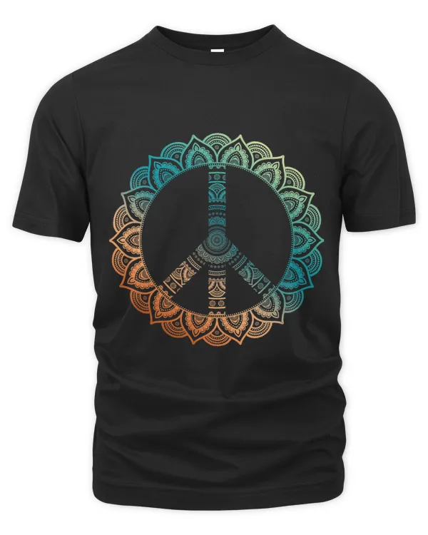 Sacred Geometry Ornate Mandala Peace Sign